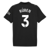 Manchester City Ruben Dias #3 Gostujuci Dres 2025-26 Kratak Rukav Manchester City Ruben Dias #3 Gostujuci Dres 2025-26 Kratak Rukav